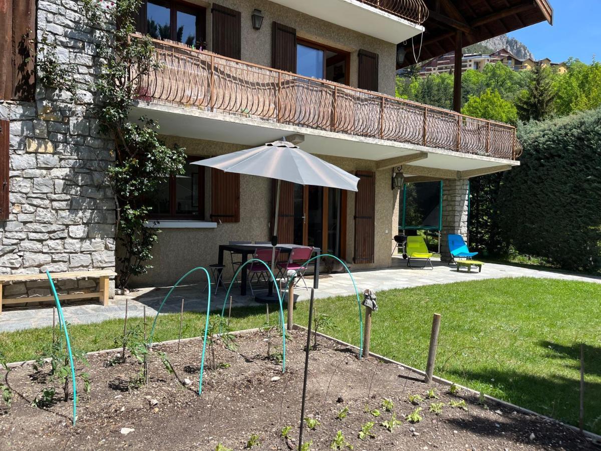 Appartement Rez De Jardin, 2 Chambres/ 4 Personnes, Garage. Briançon Eksteriør bilde